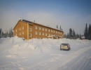 Гостиница зимой