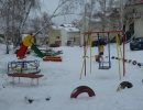Детская площадка зимой